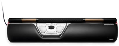 Contour Design RollerMouse Red Mouse ergonomico con supporto memory foam per palmo, per sindrome tunnel carpale, Cablato Mouse ambidestro per PC, Mac e laptop - Cablato - Regolare