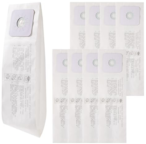 9pack CF Clean Fairy 391 Central Vacuum Bags Compatible with Nutone 391 CV353, CV450, CV391, CV400, CV350,CV351 VX475 44186, CV352,CV653 CV750, CF3918 models