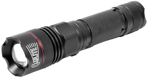 Clulite Unisex'S Adjust-A-Beam Rechargeable Led Torch, Black, One Size