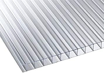 Placa de policarbonato alveolar Macrolux – Grosor 10 mm – 1500 x 1050 mm transparente