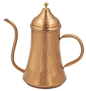 COPPER CONCEPT Kupferölspender für Küche, handgefertigte Olivenölspenderflasche, echtes Kupfer, (283.5 g-300ml)