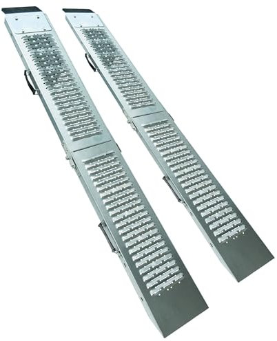 Rampa di carico pieghevole 180 cm 2 pezzi WERKA PRO