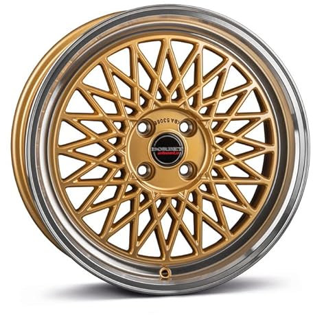 Borbet Felge B 7x17 ET25 4x100 gold rim polished B 70725100464,0GRP