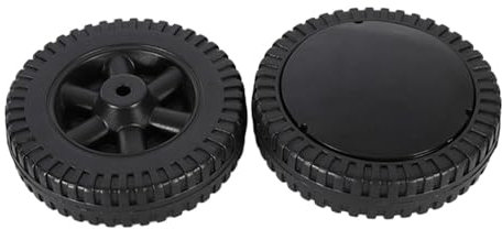 kowaku 2er-Pack BBQ-Grillräder, und langlebig, 15 cm, Handwagen-Reifen, Ersatz für die meisten Grillwerkzeuge;2x Räder Reifen Leichte Räder Reifen