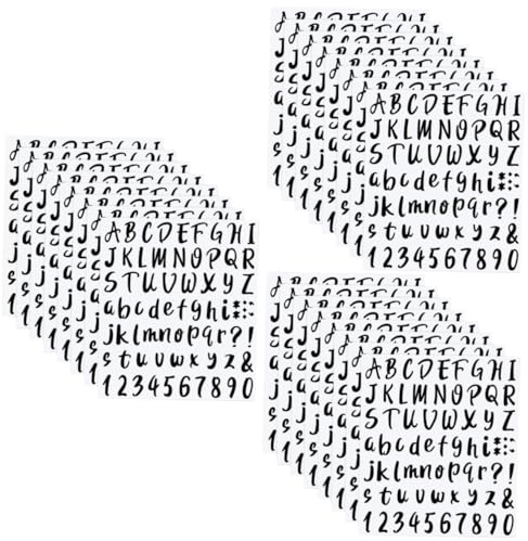 Cabilock 24stücke Selbstklebende Buchstaben Und Zahlen Aufkleber Für Briefkästen Dekorative Decals Und Langlebig Einfache Anwendung Glatten Oberflächen