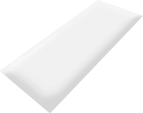 Wzmazingly 4 Stück Antikollisions-Wandaufkleber Für Kinder, 3D Selbstklebende Kopfteil-Paneele, Weiche Wandkissen-Aufkleber Für Schlafzimmer Spielzimmer Tanzclub Kindergarten(White)