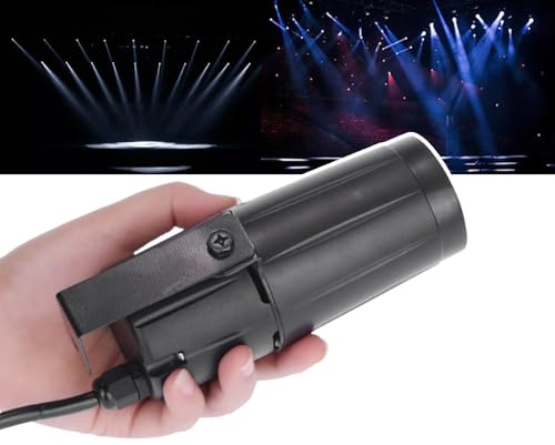 WhAeoy LED DJ Effect Light, Stage Spotlight, LED Pinspot Light, LED Projector Lamp, Projection Spotlight, Mirror Lighting, for KTV, Club, Party,Red