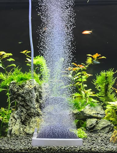 boxtech Pierre à Air Aquarium, 130mm Diffuseur d'air pour Aquariophilie | Pour Poissons, crevettes et Plantes hydroponiques,Diffuseur d'air