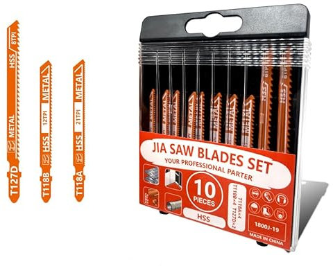 10Pcs/1Set HSS T118B T118A T127D Jig Saw Blades Wood Metal Fast Cutting Reciprocating Saw Blade