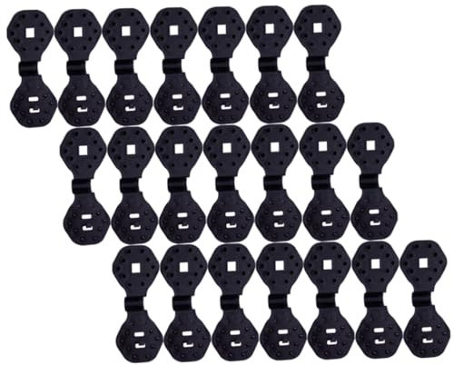 Happyyami Pinces Robustes Pour Toile D'ombrage Clips En Plastique Pour Pare-soleil Jardin 100 Pièces Fixation Légère Réutilisable Polyvalente Pour Serrage Et Abri Extérieur