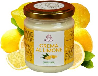 RACILIA Crema Limone Siciliano - Crema Spalmabile Limone - 190g