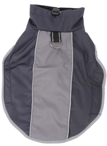MOTHNUR Wasserdichter Hundemantel Hundejacke Mit Futter Und Reflektierendem Design Winterkleidung Für Große Hunde Bequemer Schutz Bei Regen Und Kälte