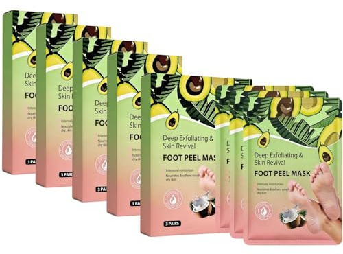 Fuktgivande fotmask, mycket torr och skadad fotmask - sheasmörvård, för mycket torra och skadade fötter - vård med sheasmör, jojobaolja och E-vitamin, fotmask