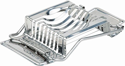 APS 88099 Eierschneider, 14,5 x 8 cm, Höhe 2,5 cm, Edelstahl, zum Längs- und Querteilen