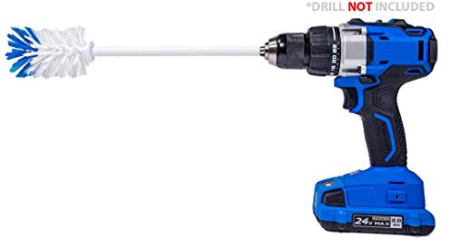 RotoScrub Bottle Brush - Drill Accessory - Clean Water Bottles, Coffee Mugs, Cups, Pots, Glasses, Jars, Blenders & Pitchers
