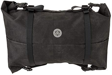 AGU Bikepacking Lenkertasche Fahrrad, 17L Fahrradtasche Lenker, Wasserabweisend, Reflektierend, Einfache Montage, 100% Recyceltes Polyester - Reflective Mist