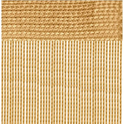 Bestlivings Cortina de hilos (56 x 185 cm) en oro, ideal para caravanas y autocaravanas como cortina de puerta