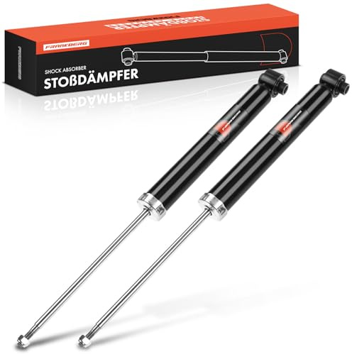 Frankberg 2x Stossdämpfer Stoßdämpfer Hinten Links Rechts 602mm Gasdruck Kompatibel mit Exeo ST 3R5 A4 Avant 8ED A4 8EC Exeo 3R2 Replace# 8E0513036B, 8E0513036R