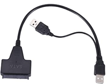 Wresetly Usb 2.0 Vers Ide Sata S- 2.5/3.5 Pouces Adaptateur pour Hdd/Ssd Ordinateur Portable Disque Dur Drive Câble Convertisseur