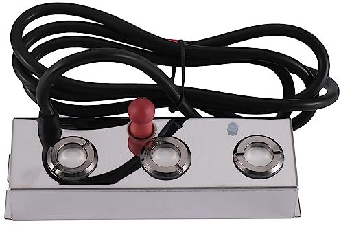 Knadgbft Brumisateur à ultrasons à 3 têtes - Humidificateur d'air - Fontaine à eau - Machine à brouillard en acier inoxydable