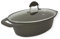 Casseruola Antiaderente ad Induzione con Coperchio Ovale Black Pearl 32 x 24 cm