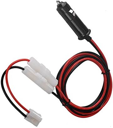 Yctze Câble d'alimentation en Forme de T avec Adaptateur Allume-Cigare, Compatible avec la Radio Mobile, Alimentation Robuste 12 V CC