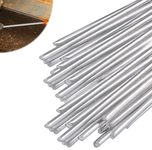 50 Stück Aluminium Löt Schweißstäbe: PRITOK Ø 1,6 x 330mm Niedrigtemperatur Aluminium Schweißstäbe Schweißzusatz Schweißdraht, Kein Bedarf Lötpulver, für Reparatur Aluminiumrohr, öten von Kupferrohren