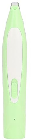 Tierhaarschneider, Vibrationsarmes LED-Licht, Sicherer Hundepfotenschneider, Effiziente, Einfache Bedienung, Professionell für Katzen und Hunde (GREEN)
