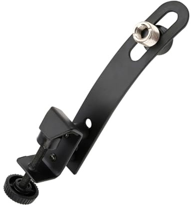 Kisangel Schlagzeug Mikrofon Clip Verstellbarer Mikrofon Halter Für Schlagzeug Stoßfester Mikrofonbefestigungsclip Rim Mount Für Drum Mikrofone Für Und Live Performances