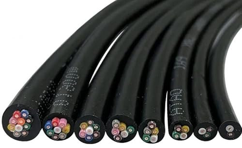 5 meters Sensor signal data copper cable LIYY 2 3 4 5 6 8 10 core 26/24/22 awg sheathed cable(0.34MM 22AWG,5 cores)