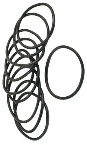 ROWORKX 10Pcs Nitrile Rubber O-Rings - 34mm OD x 30mm ID x 2mm Width Sealing Gaskets for Hose, Faucet, Plumbing, Automotive and General Repair Applications | NBR Material, Oil and Wear Resistant, For Hose, Faucet, Plumbing, Automotive and General Repair, Black