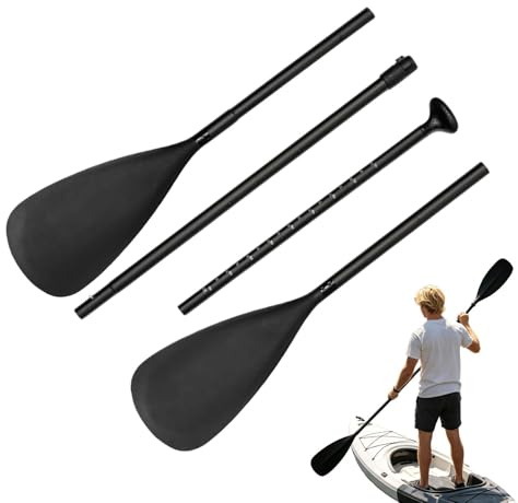 Pala del Kayak de la Pesca Aleación De Aluminio Ligera Portátil Paddleboard