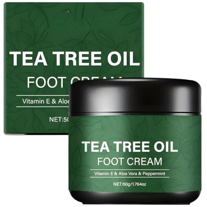 Aceite De Árbol De Té Hidratante Para Los Pies,50 G Bálsamo Hidratante,Humectante De Talones,Calmante Y Nutritiva,Hidrata Intensamente,Indicada Para Pies Secos Y Agrietados