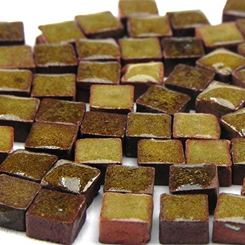 ALEA Mosaic Mini Mosaïque (5x5x3mm), 1000 tesselles, Brun Terre de Sienne, RC03
