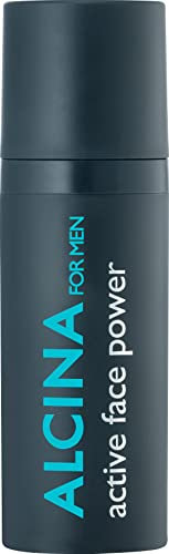 ALCINA for men active Face Power - 1 x 50 ml - Vitalisierendes und erfrischendes Gesichtsfluid - Beruhigt die Haut und spendet Feuchtigkeit