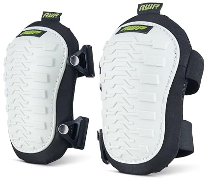 AWP Non-Marring Knee Pads with Heavy Duty Foam Padding for Sub-Floor/Underlayment and Tile, Knee Pads with Breathable Air-Mesh Interior for All-Day Support & Stability, One Size | 1L-324-1