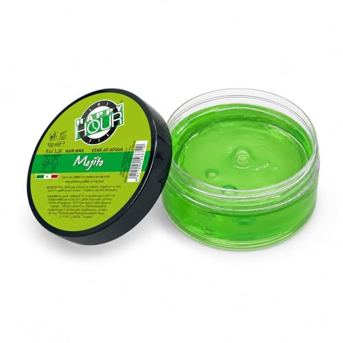 Happy Hour Mojito Aqua Haarwachs mit Limette & Minz-Duft - 100 ml - Made in Italien