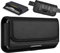ykooe Horizontal Nylon Phone Holster for iPhone 15, Belt Clip Pouch for iPhone 11/XS/SE/12/13/14/15 Pro, Samsung Moto Smartphone, (L)