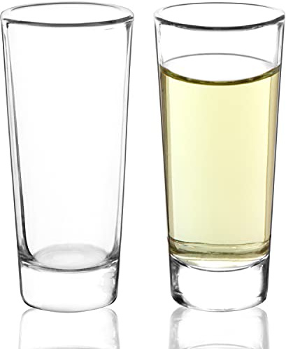 Youngever 8 Pack 75ML Shot Glasses Set, Glass Shot, Clear Shot Glasses