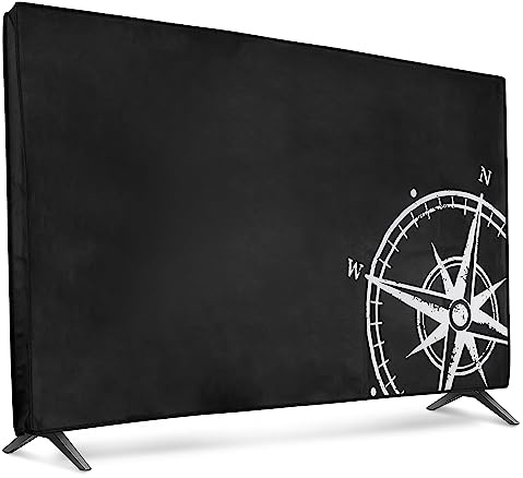 kwmobile Funda para monitor 49-50 TV - Cubierta protectora para interior - de aguja magnética