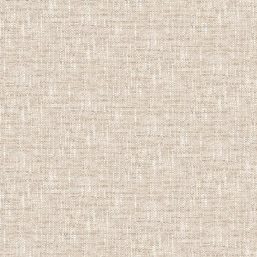 NuWallpaper by WallPops Tan Poplin Peel and Stick Wallpaper, NUS5002