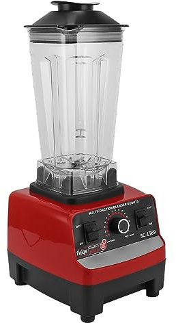 Frullatore da Piano, Tritatutto Elettrico con Lame in Acciaio Inossidabile e Caraffa da 1,8 L, Frullatori Ad Alta velocità da 4500 W e Macina Combo, 15 Funzioni per Bevande