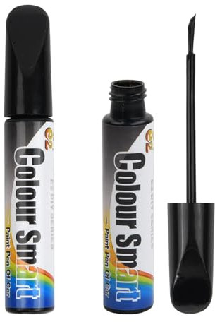 Wisebom Car Paint Scratch Repair Pen Black, 2Pcs Colorfast Car Touch Up Pens, Waterproof Car Paint Repair Pen, Fast Drying Car Scratch Remover Pens 12ml
