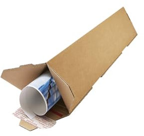 ratioform economy | Versandhülse | dreieckig | Innen-LxBxH 430 x 110 x 60 mm | A2 | VE 25 Stk