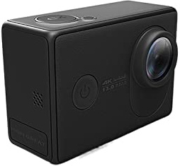 Action Camera, Telecamera di azione Mini HD 4K impermeabile e subacquea Telecamera di resistenza lunga durata(Noir,2.0)