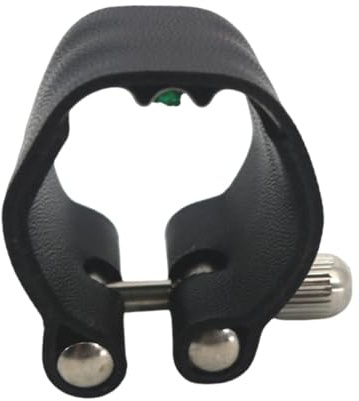 Abrazadera para Saxofón Ajuste Abrazadera Cuero Saxofón Alto