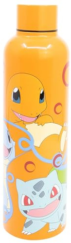 BOTELLA TERMO ACERO INOXIDABLE ANTIVUELCO 515 ML POKEMON TEAM READY