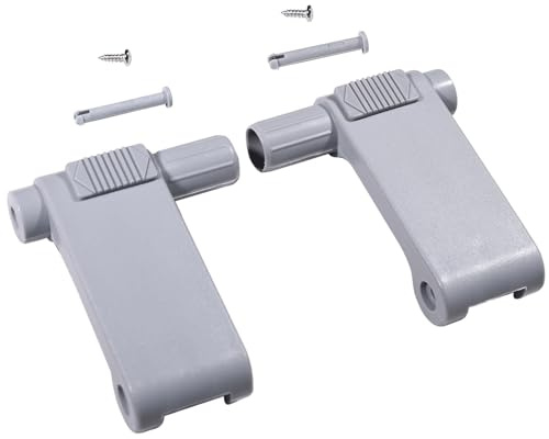 Griffhebel Set AF86 BA Ersatzteile Braas Atelier Dachfenster Kompatibel mit Braas Atelier-Fenster BA AF-Dörken Griffgarnitur Grau Griffset (Grau