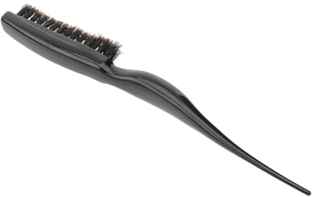 DECORNIJIA Cepillo De Cerdas De Jabalí Para Cardar 1 Unidad Tamaño Compacto Color Negro Ligero Para Peluquería Profesional y Uso Diario Para Cabello Diseño Ergonómico