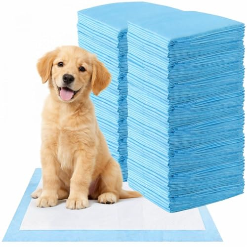 Tappetini Igienici per cani 200 PZ - Traversine Cani per addestramento cani e cuccioli super assorbenti, confezione 100 pz 5 strati, a prova di perdite, tappetino traversina impermeabile per Animali